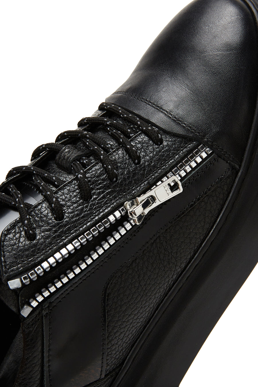 Erkek Deri Fermuarlı Sneaker