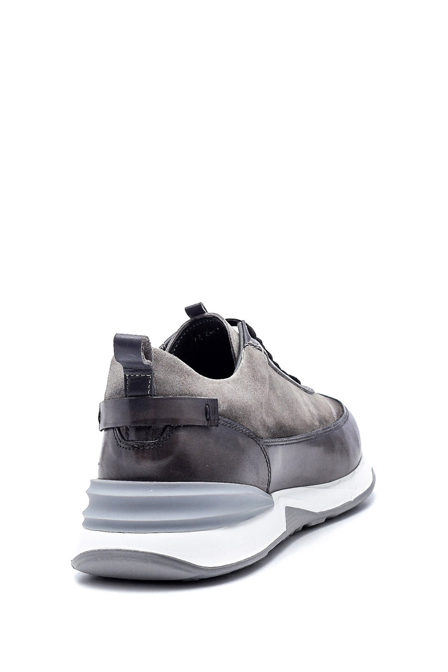 Erkek Deri Süet Detaylı Sneaker
