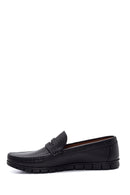 Men's Leather Perforated Casual Loafer | Derimod