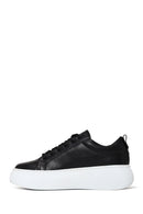 Woman Black Lace-Up Chunky Sneaker | Derimod