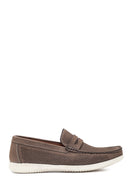Erkek Deri Nubuk Loafer | Derimod