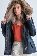 Wendy Women's Leather Jacket | Derimod