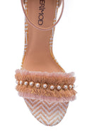 Women's Suede Metal Heel Detailed Shoes | Derimod