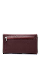 Women's Burgundy Faux Leather Wallet | Derimod