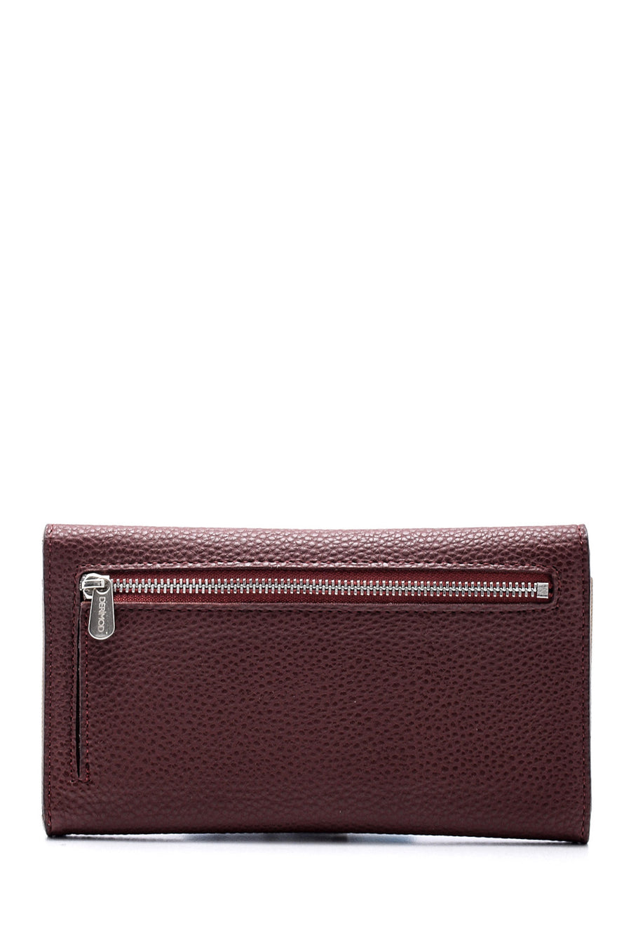 Women's Burgundy Faux Leather Wallet