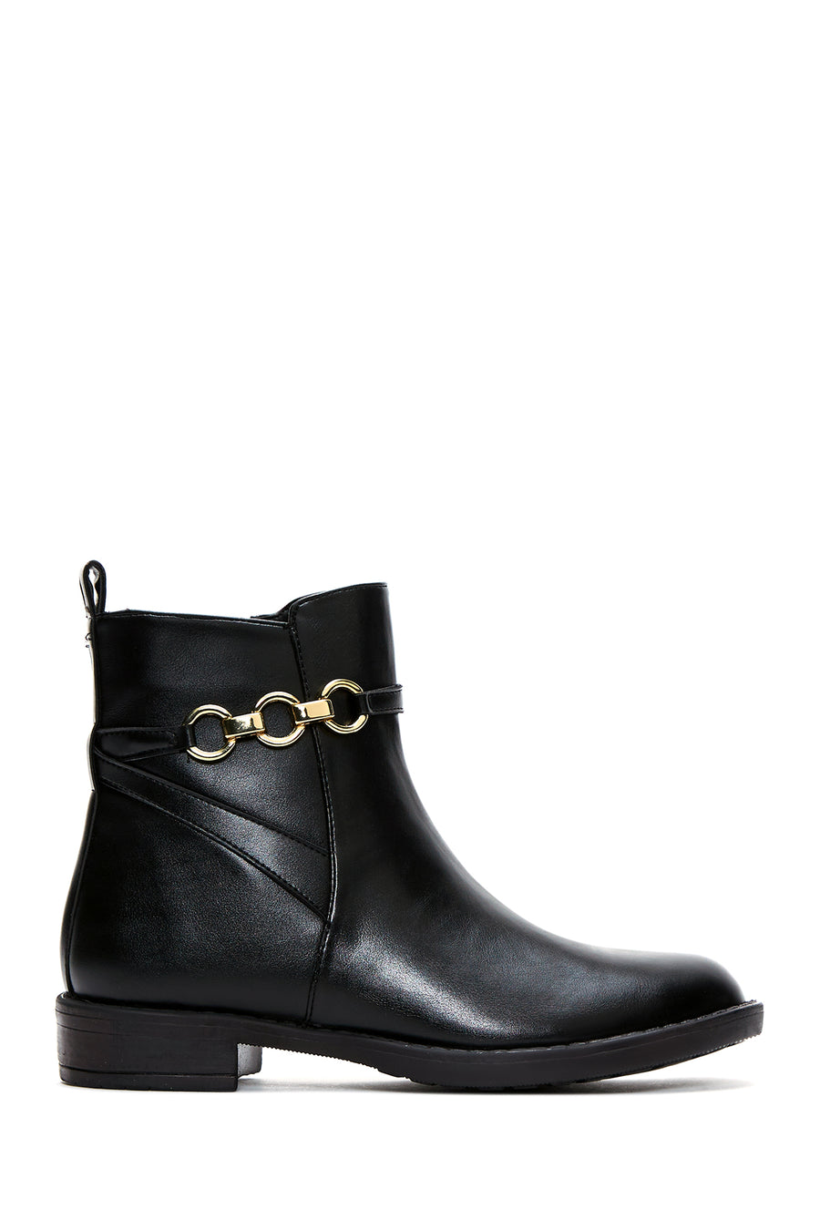 Women's Black Chain Boots 23WFE251318 | Derimod