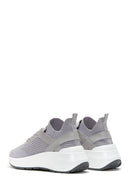 Kadın Gri Kalın Tabanlı Kumaş Sneaker | Derimod