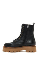 Women's Black Leather Boots | Derimod