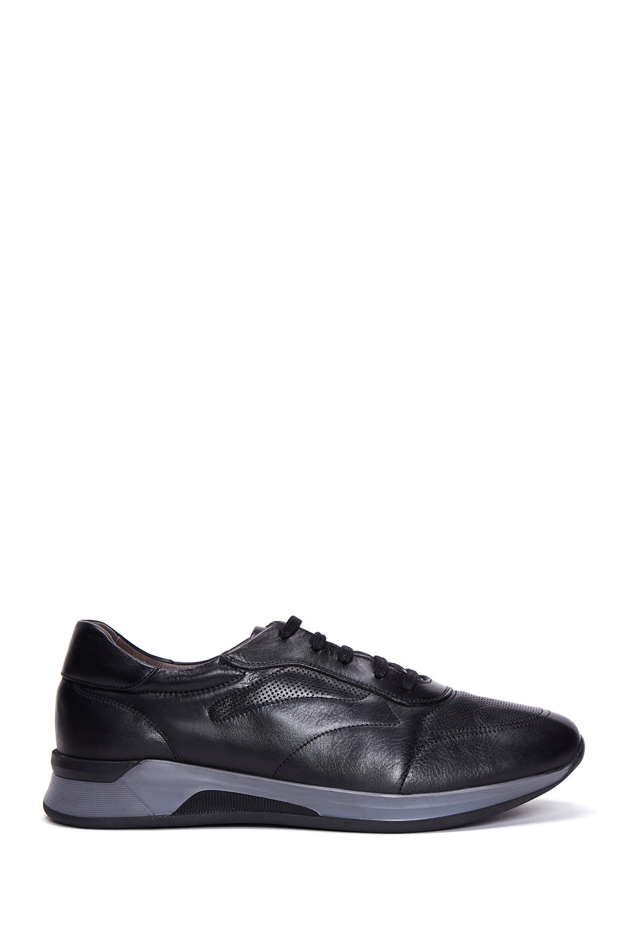 Erkek Siyah Deri Sneaker 22WFD674218 | Derimod