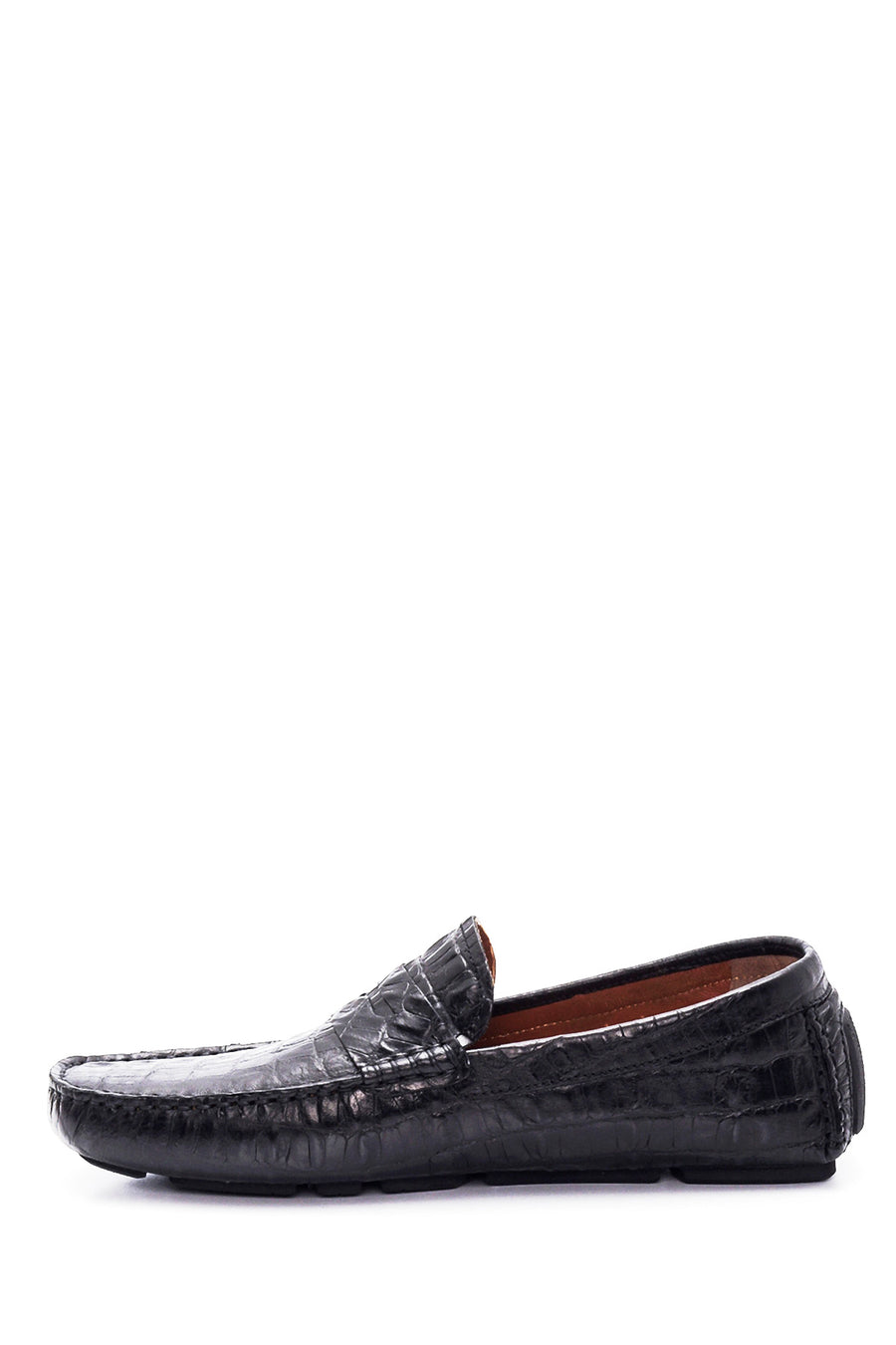 Men's Leather Crocodile Loafer