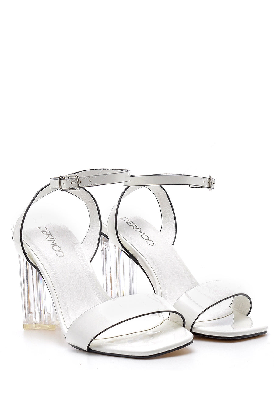 Women's Transparent Heeled Sandals