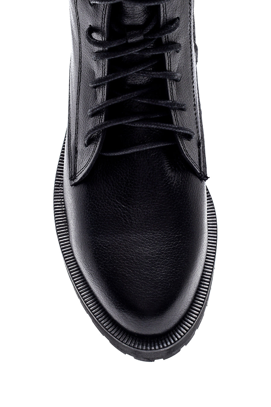 Women's Zippered Leather Boots
