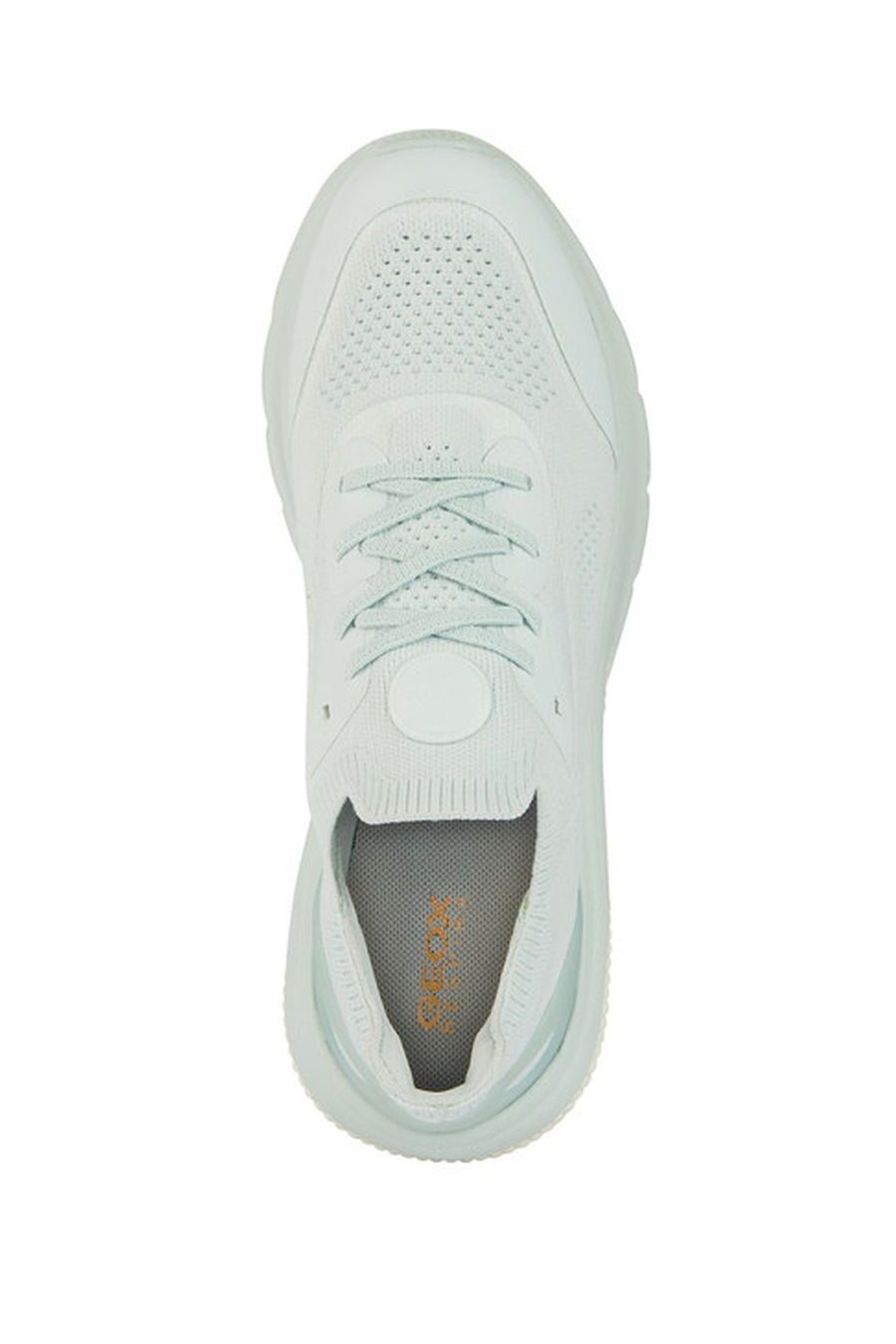 Geox Kadın Mavi Spherica Actif Kalın Tabanlı Bağcıklı Kumaş Sneaker