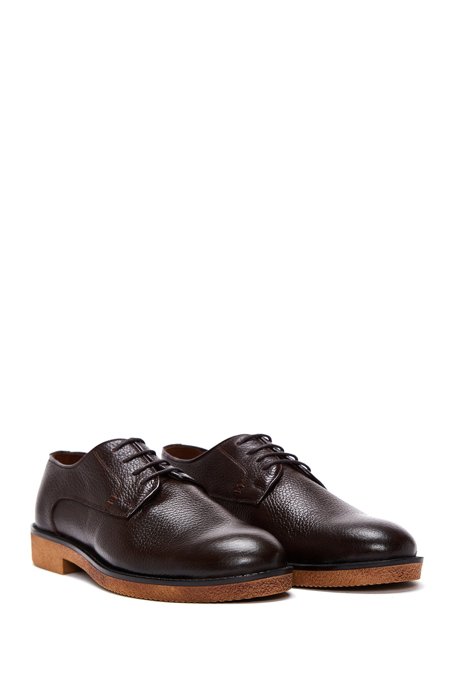 Men's Brown Leather Casual Shoes