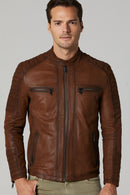 Dali Men's Leather Jacket | Derimod