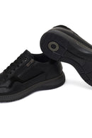 Men's Black Lace-Up Leather Casual Shoes | Derimod