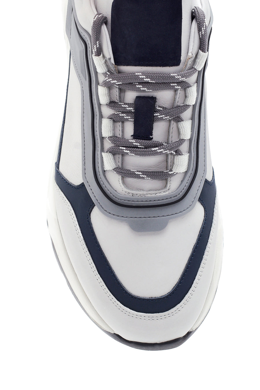 Men's Leather Stripe Detailed Sneaker