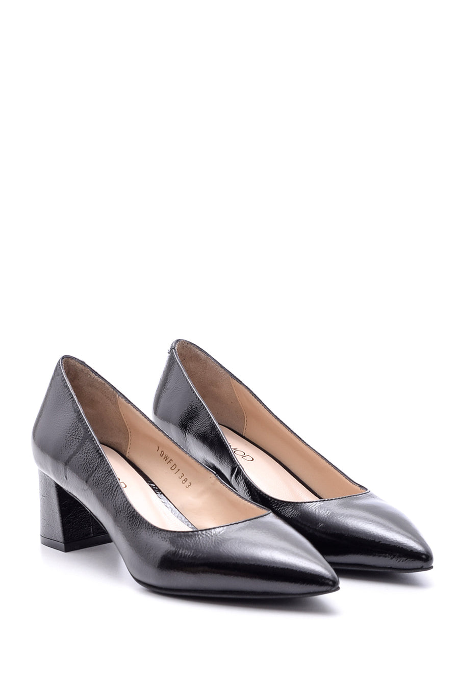 Women's Heeled Patent Leather Shoes