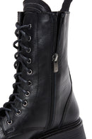 Women's Black Leather Boots | Derimod