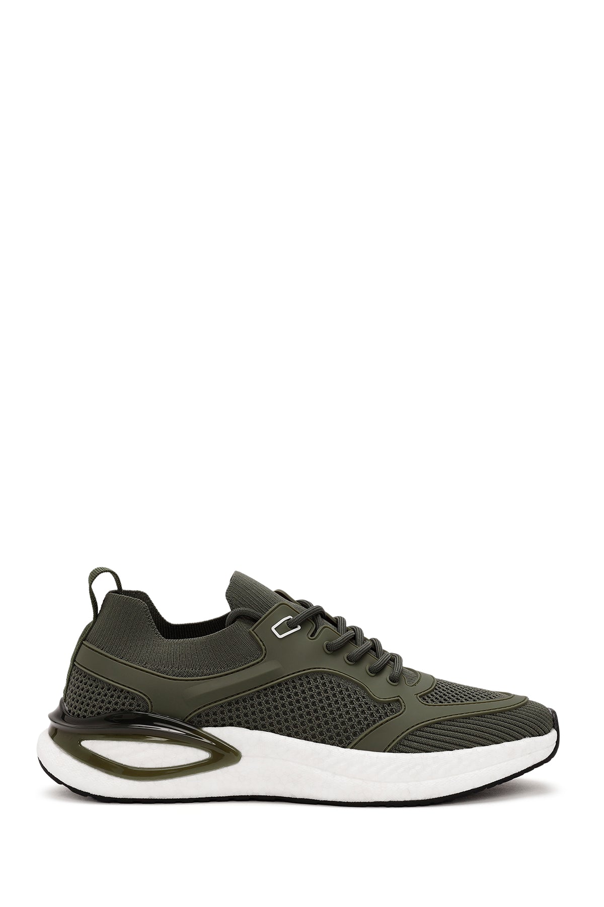 Derimod Zero Men's Green Laced Thick Soled Fabric Sneaker 24SFD69236F | Derimod