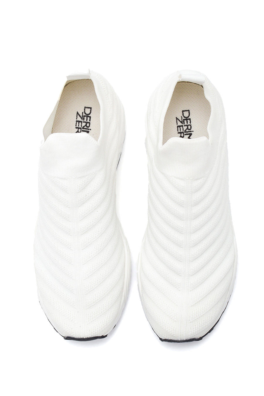 Kadın Beyaz Kalın Tabanlı Sneaker