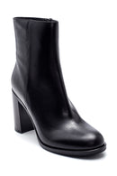 Women's Leather Heeled Boots | Derimod