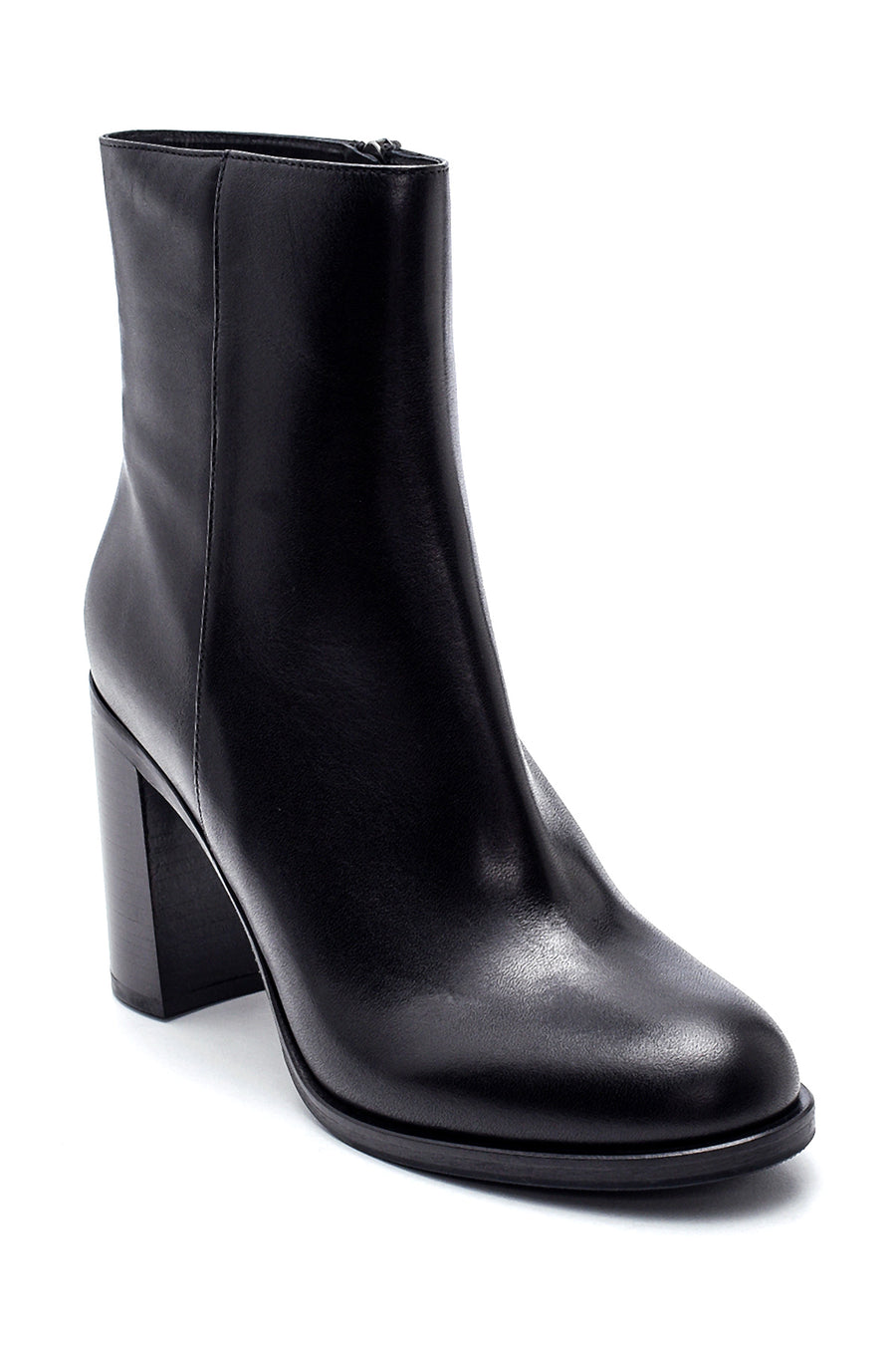 Women's Leather Heeled Boots