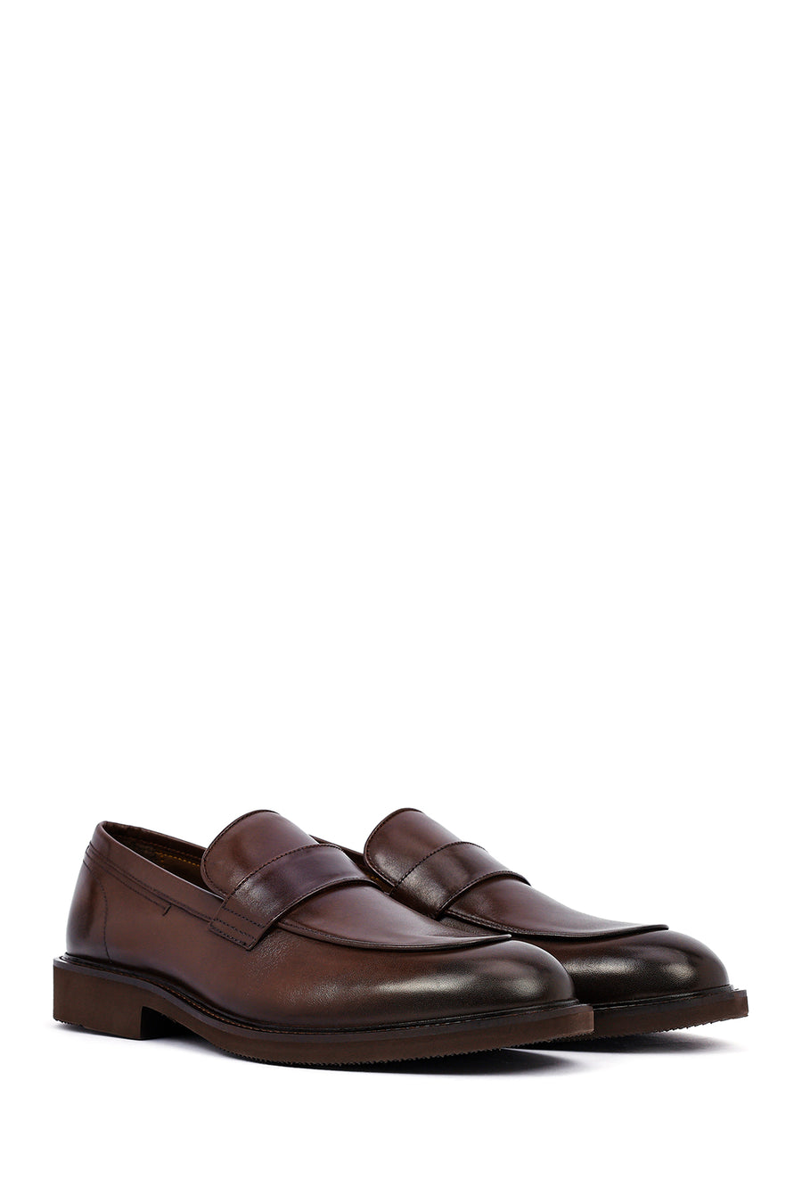 Men's Brown Leather Loafer