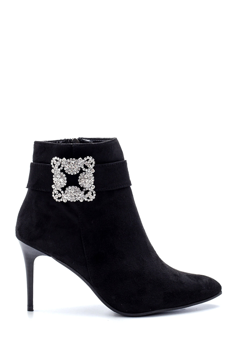 Women's Accessory Detailed Thin Heeled Boots 20WFE155718 | Derimod