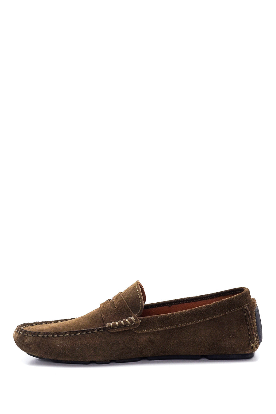 Men's Green Suede Leather Loafer