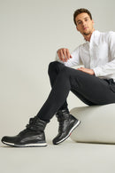 Rubber Sole Men's Leather Boots | Derimod