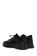Men's Black Lace-up Leather Sneaker | Derimod