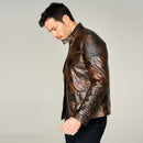 Wilkins Men's Leather Jacket | Derimod