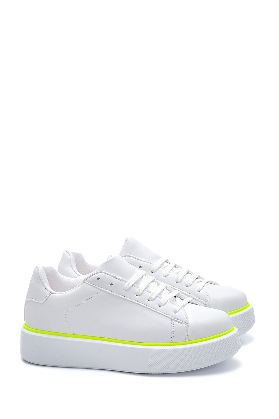 Women's Neon Detailed Sneaker