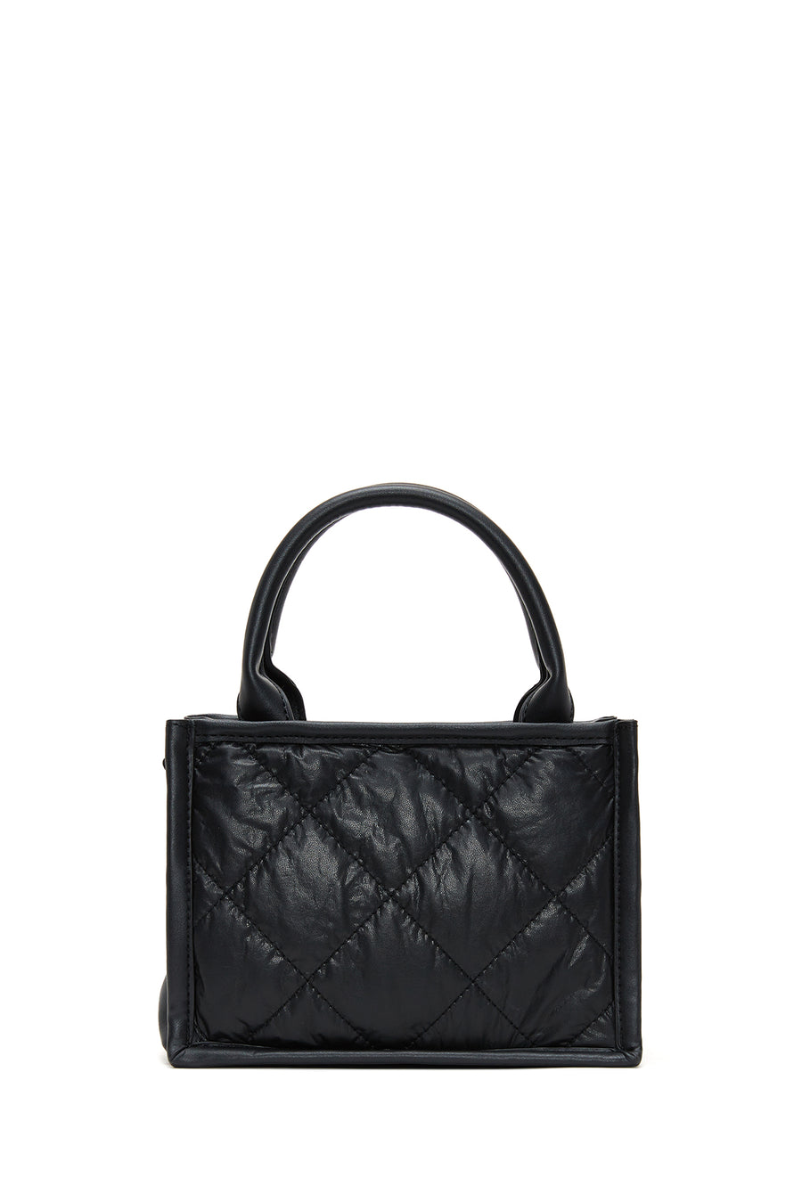 Women's Black Quilted Handbag