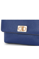 Geox Women's Navy Blue Liliane Long Strap Leather Crossbody Bag | Derimod
