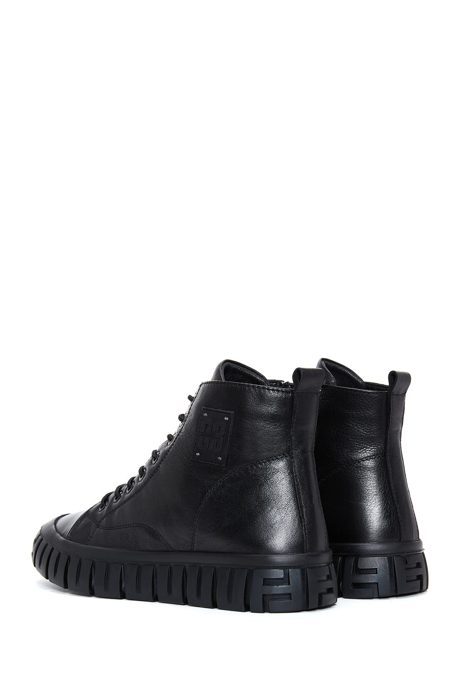 Men's Black Leather Boots