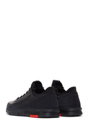 Men's Black Lace-up Leather Sneaker | Derimod