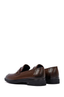 Male Brown Leather Classic Loafer | Derimod