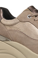 Geox Women's Mink Spherica Ec13 Lace-Up Chunky Sole Sneaker | Derimod