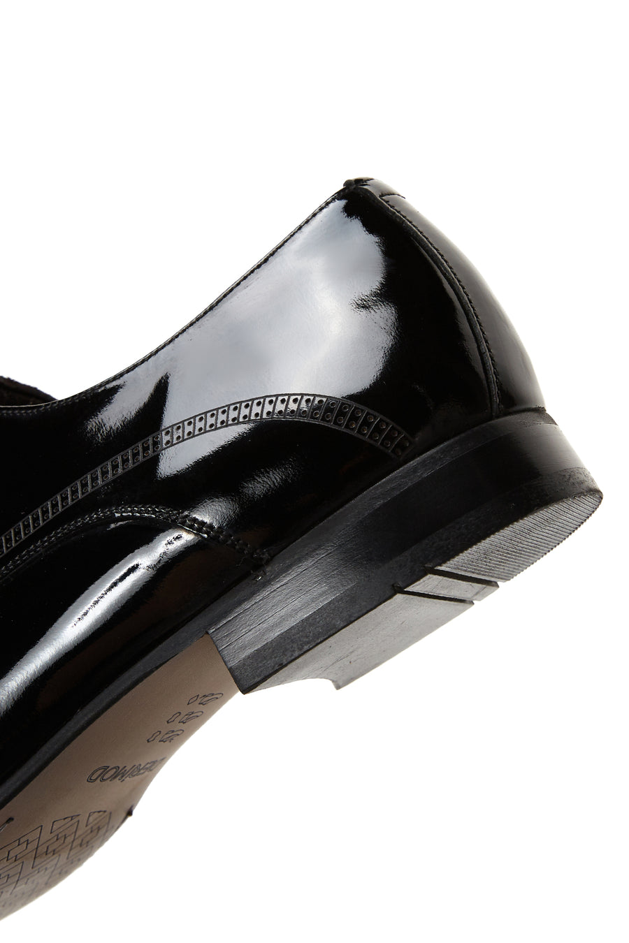 Men's Black Leather Patent Leather Classic Shoes