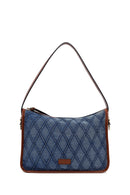 Woman Blue Jean Fabric Long-Strap Shoulder Bag | Derimod