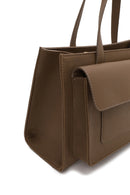 Woman Mink Classic Shoulder Bag with Long Strap | Derimod