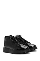 Men's Black Lace-Up Leather Sport Boots | Derimod