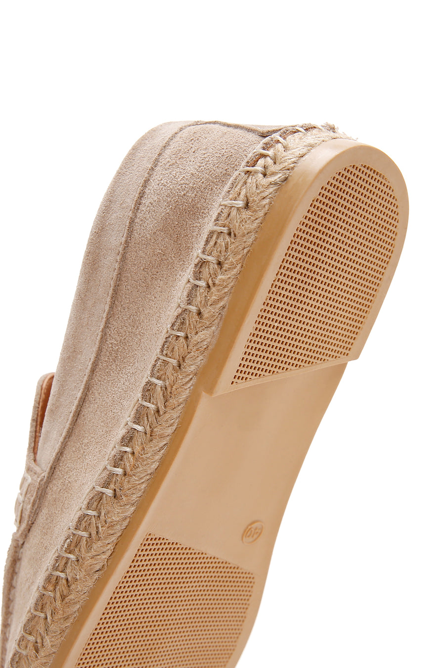 Men's Beige Suede Espadrilles