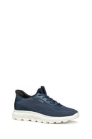 Geox Women Navy Blue D Spherica Plus A - Knit.Te + Sy Laced Fabric Sneaker | Derimod