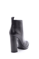 Women's Heeled Leather Boots | Derimod