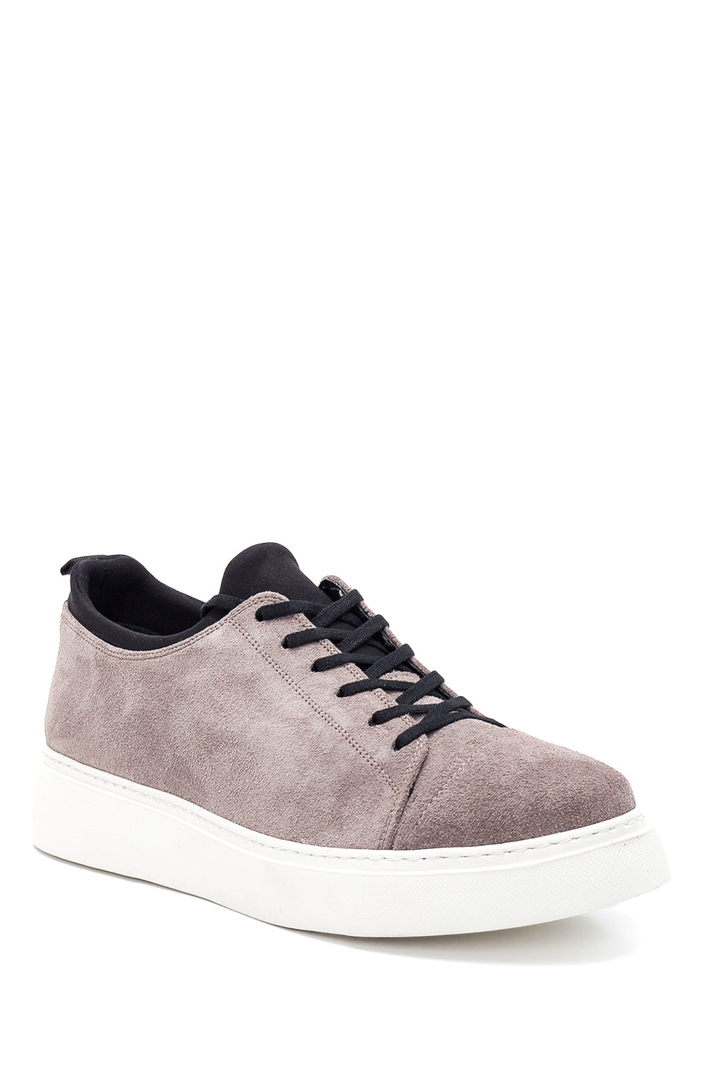 Erkek Vizon Süet Deri Sneaker