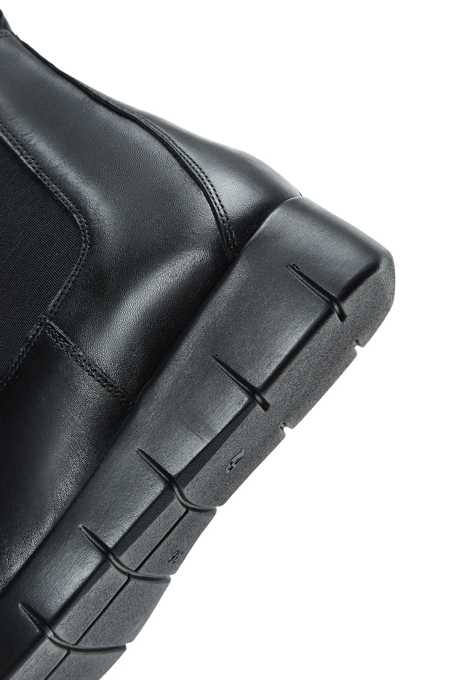 Women's Leather Wedge Heel Boots