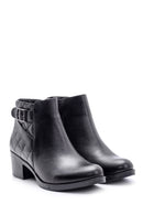 Women's Quilted Leather Boots | Derimod